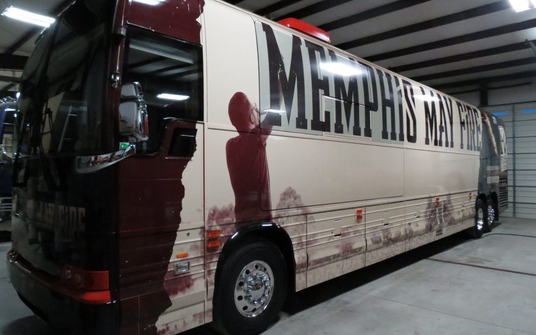 Bus Wrap for Memphis May Fire